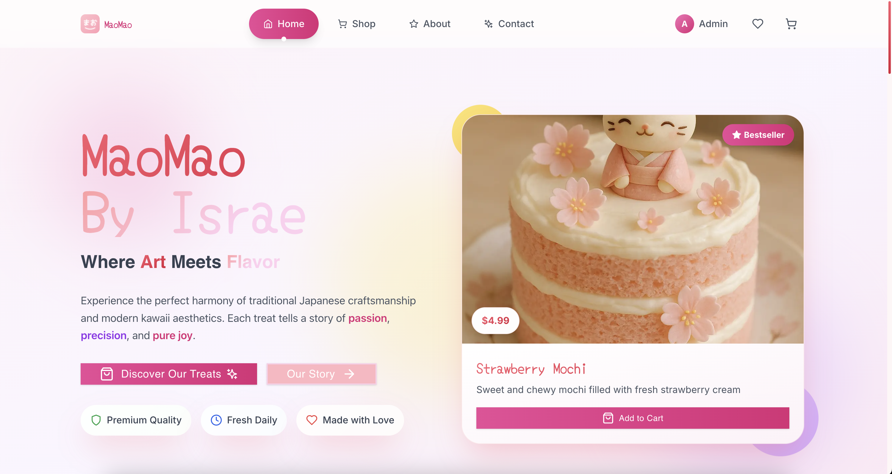 MaoMao — Boutique Kawaii Concept